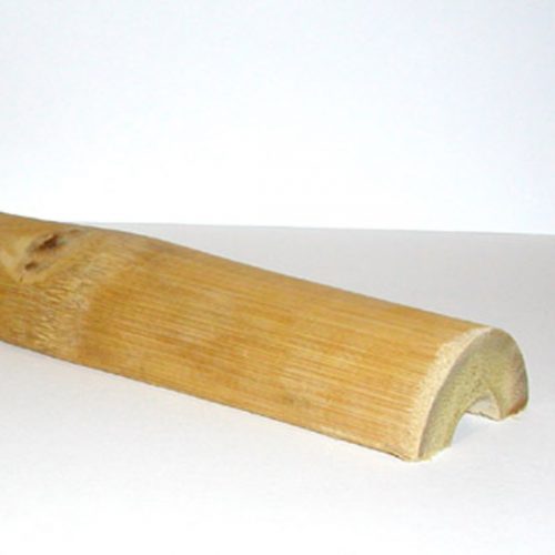 Natural Bamboo Poles Split Sanded